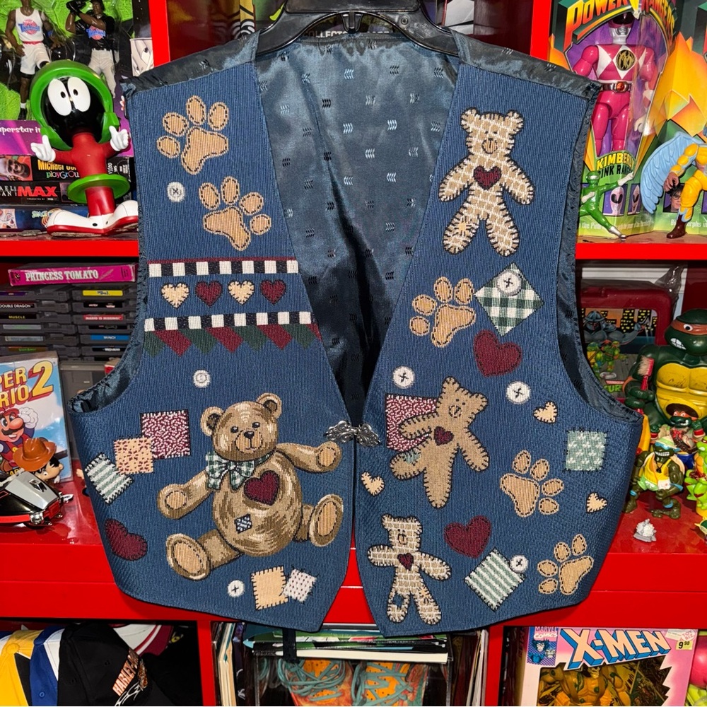 Vintage Teddy Bear vest